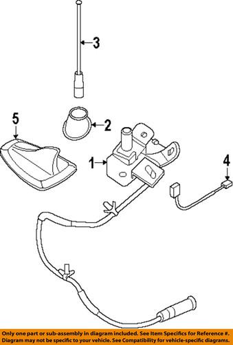 Nissan oem 28216ea000 antenna-base