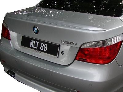 Unpainted 04-09 bmw 5 series e60 m5 528i rear spoiler