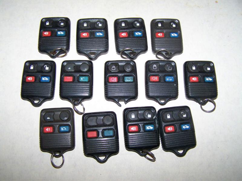 Ford keyless entry fobs - used - lot of 13