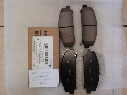 2008 nissan armada front brake pads new d10601la1a