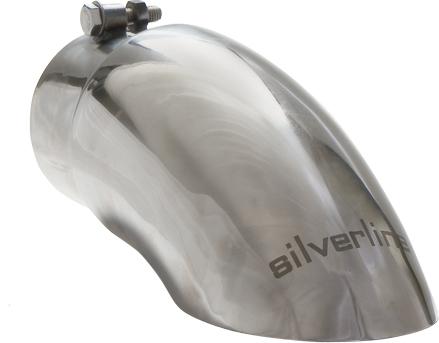 Silverline exhaust turn down 4" in bolt 5" outlet t304 stainlesstk5012tdb4