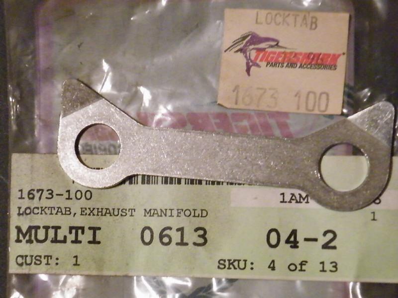 Nos tigershark arctic cat exhaust manifold locktab ac 1673-100