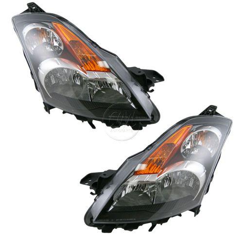 07-09 nissan altima headlights headlamps left & right lamp pair set new