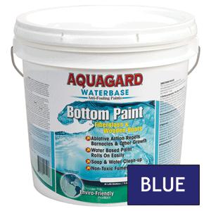 Brand new - aquagard waterbased anti-fouling bottom paint - 2gal - blue - 10203