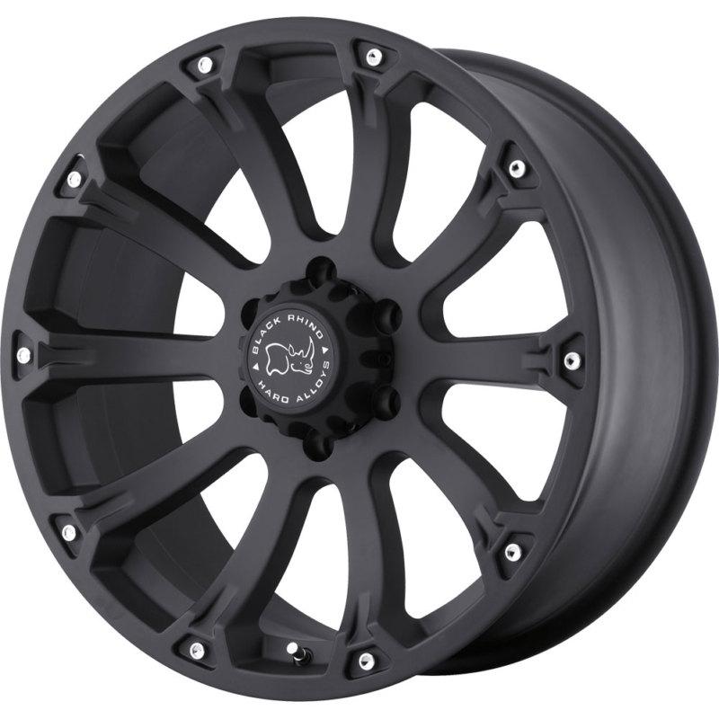 Buy 4 New 20X9 12 Offset 6x139.7 BLACK RHINO Sidewinder Black Wheels ...