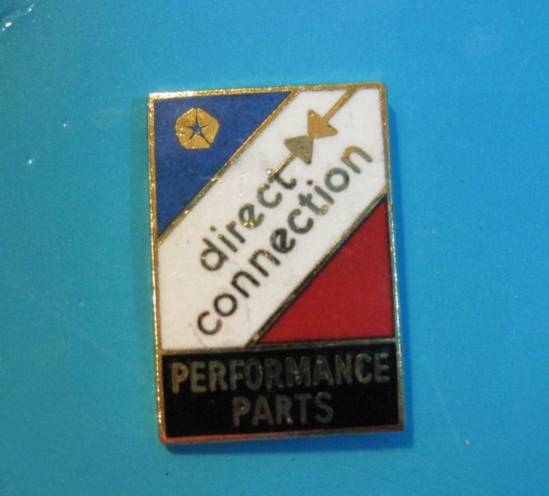 Direct connection  performance parts  mopar - hat pin, tie tac, lapel pin 