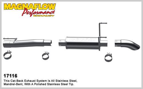 Magnaflow 17116 dodge truck ram 1500 truck stainless cat-back performance exhaus