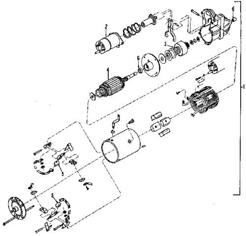 Chevrolet 10465167 genuine oem factory original starter