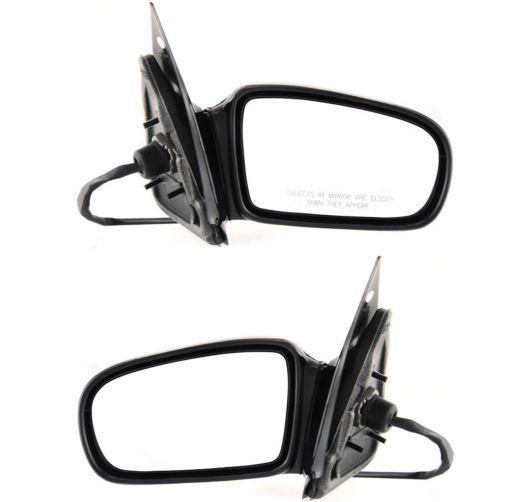 New pair set power side view mirror glass and housing 95-05 cavalier sunfire