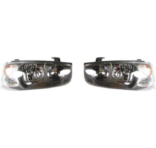 Headlights headlamps pair set left lh & right rh for 01-03 hyundai elantra