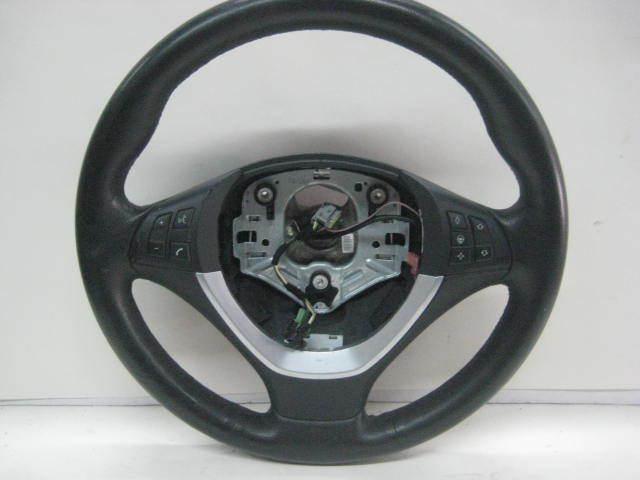 Bmw e70 e71 x5 x6 sport steering wheel w trim 2007 2008 3.0si 4.8i as is