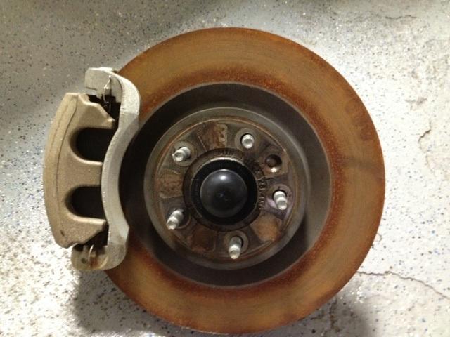 2012 mustang gt used brake & hub assembly - right