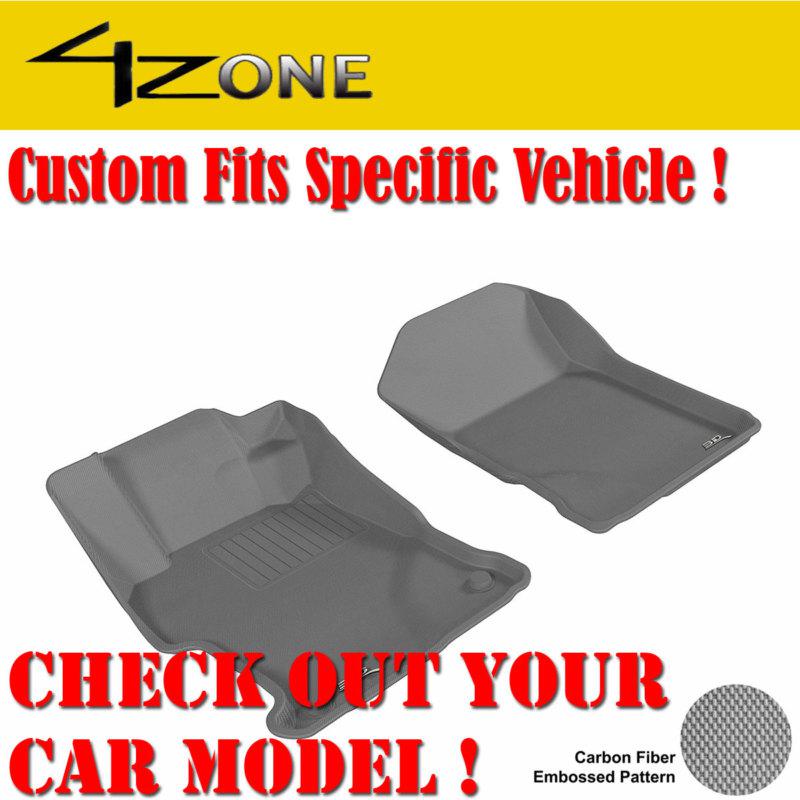 Honda civic coupe/sedan molded car carpet auto floor mat front seats all weather