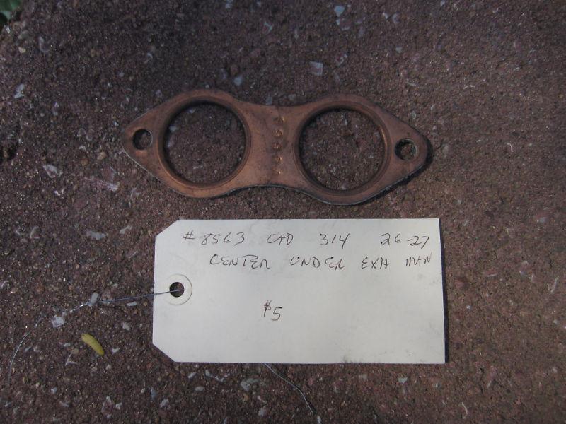 1926-1927 cadillac 314 center under exhaust manifold gasket