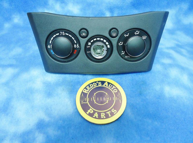 06-09 mitsubishi eclipse ac heat climate control mn162847ha missing knob 256r