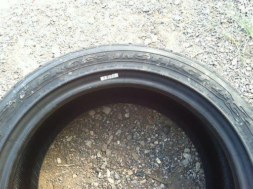 1new dunlop fierce instinct zr tire 245/45zr18