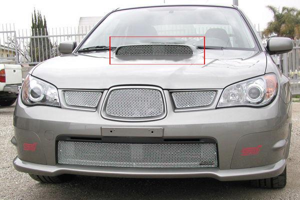 2006-2007 subaru impreza & wrx grillcraft hood scoop grille insert mx grill