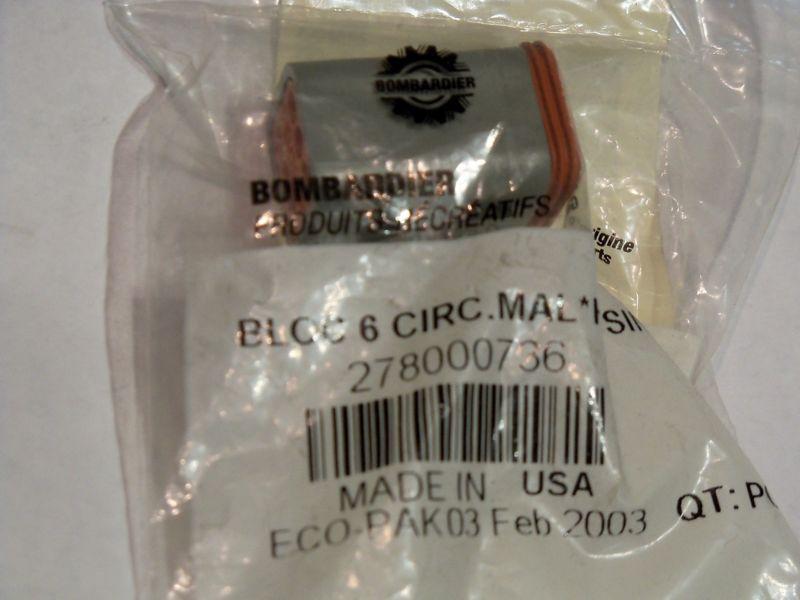 Nos sea doo 278000736 male  circuit connector gsx gtx gti gts xp hx challenger