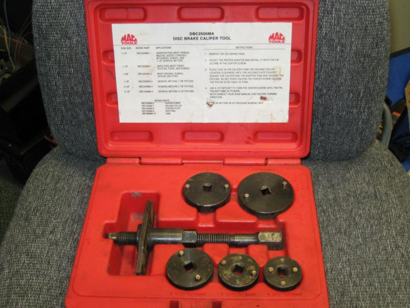 Mac tool dbc2500ma disc brake caliper kit