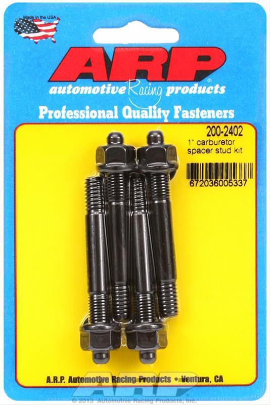 Arp 200-2402 carburetor studs black oxide 5/16-18/24" x 2.700" long set of 4