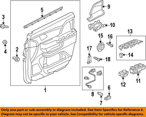 Honda oem 83561tk8a01za front door-pocket