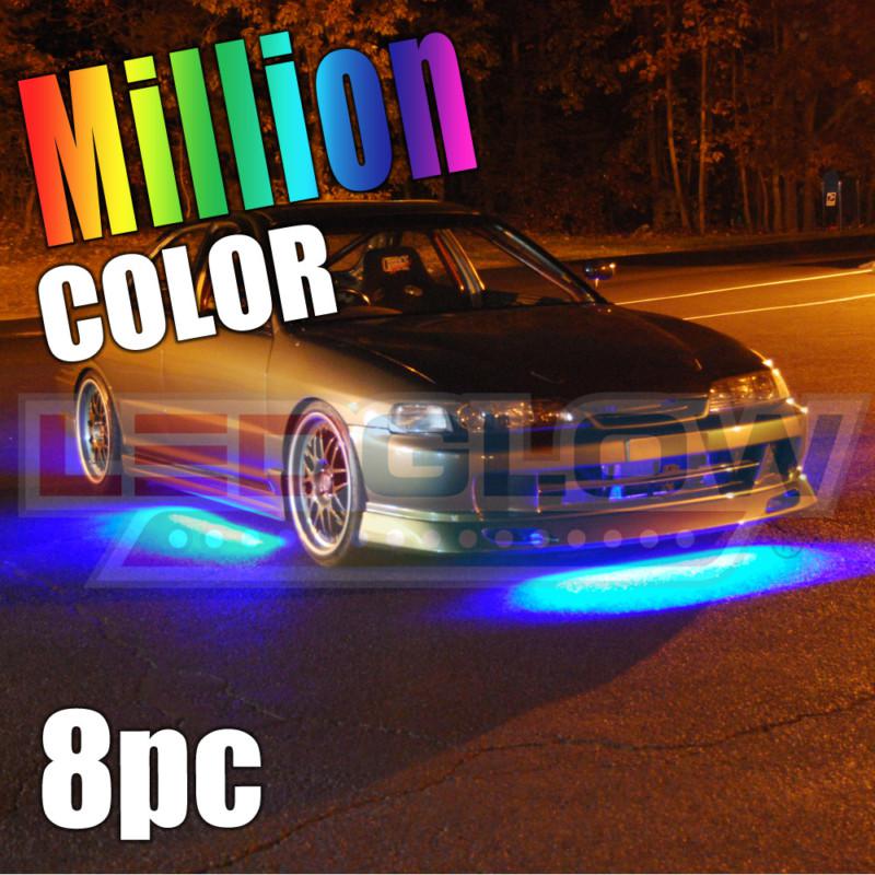 Million color underglow led neon lights w. 4pc interior