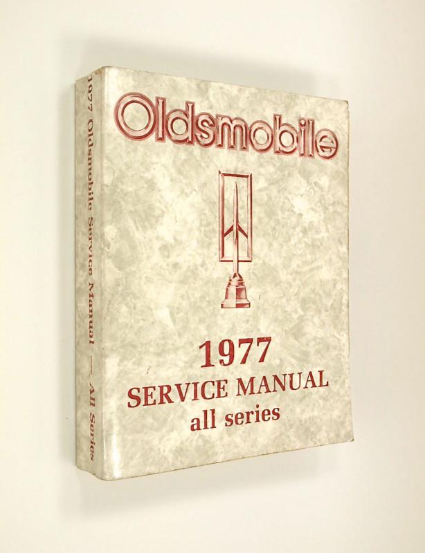 1977 oldsmobile factory chassis service manual all series