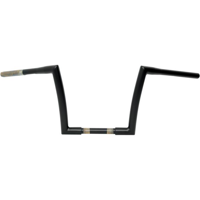 Todd's cycle 0601-1471 1-1/4" strip bars 17" rise flat black harley flsts, fxsts