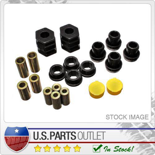 Energy suspension 16.3114g control arm bushing set black perf polyurethane