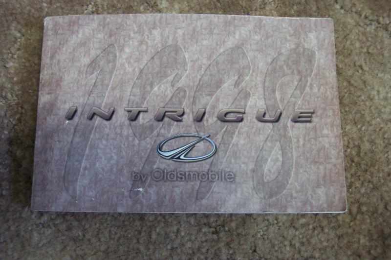 1998 oldsmobile intrigue owners manual