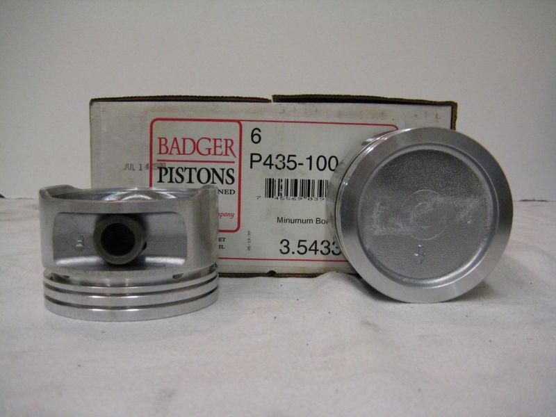 G.m. 3.1/191 badger pistons (cast) .040 os