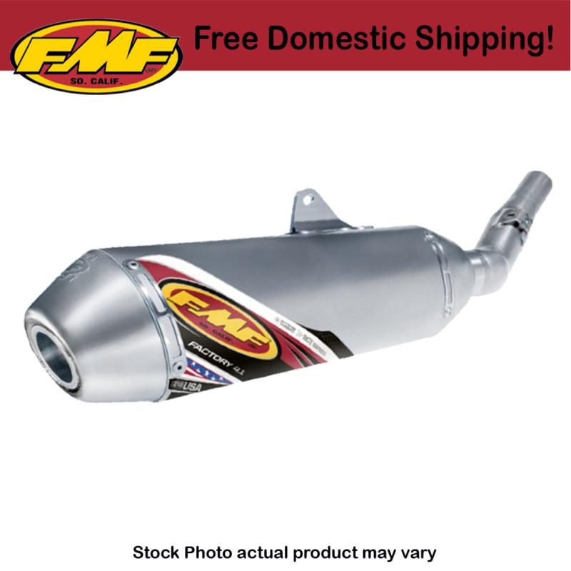 Fmf exhaust titanium factory 4.1 slip-on muffler 2008-2010 suzuki rmz450