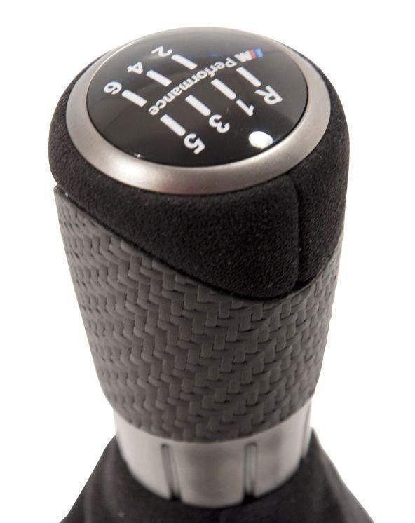 Bmw 5 series f10 f11 m performance gear knob carbon + alcantara 