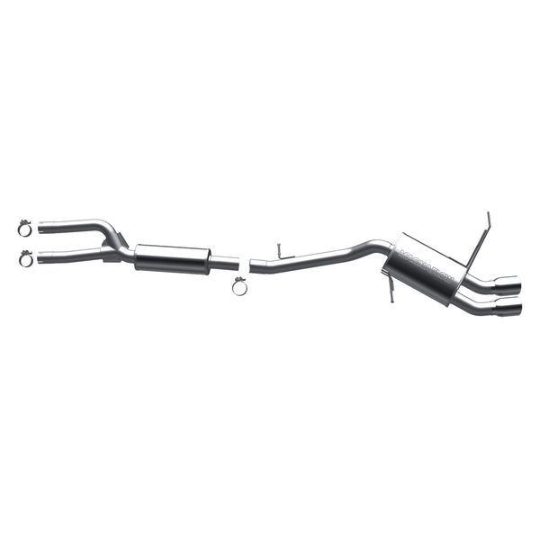 07-10 3.0l bmw 328 magnaflow 2.5" stainless cat-back exhaust with tip 16537