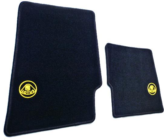 Bl.-yellow mat set for lotus elise s1 lhd