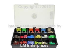 Automotive fuse assortment kit - 140 fuses - various amp - new