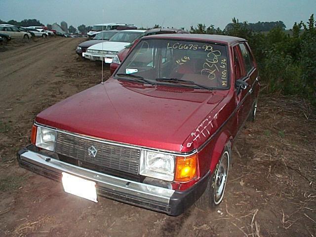 1990 dodge omni steering column 167442