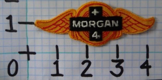 Vintage nos morgan 4 patch from the 70's