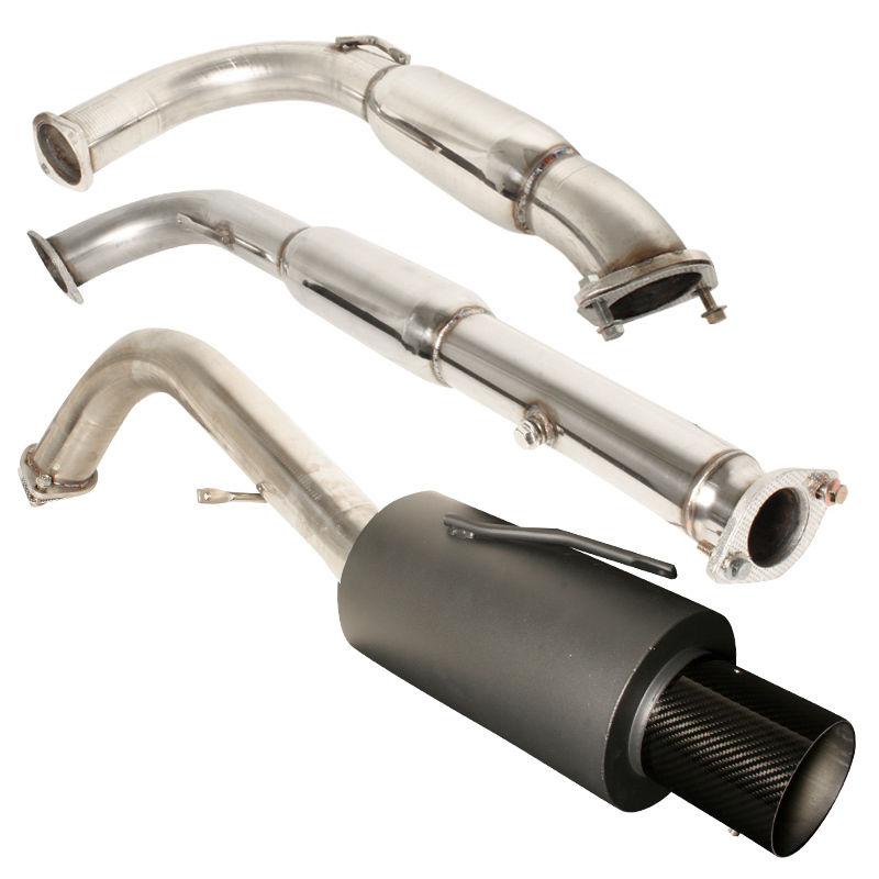 95 96 97 98 99 mitsubishi eclipse 3"inlet 4"carbon tip catback exhaust system