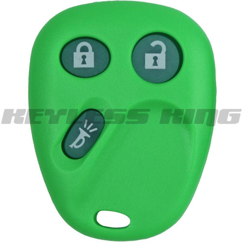 New green glow in dark replacement keyless entry remote key fob clicker control