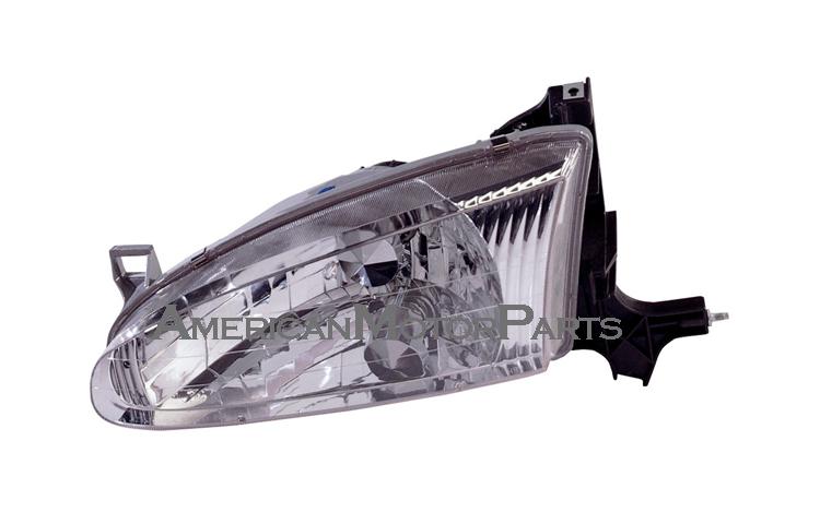 Left driver side replacement headlight head lamp 98-02 chevy prizm - 94857184