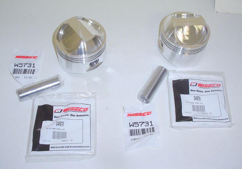 Wiseco forged piston kit k1623 harley davidson shovel head 1340cc 9.5:1 comp