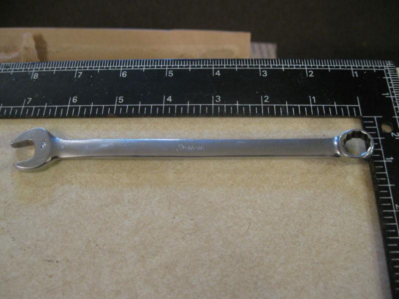  snap on 12pt chrome combination  wrench 7/16 sae