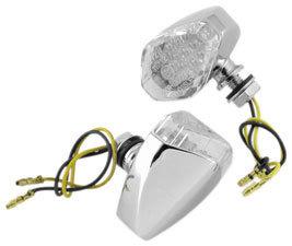 Tucker / rocky 26-6209 led signals flat cateye chr bm