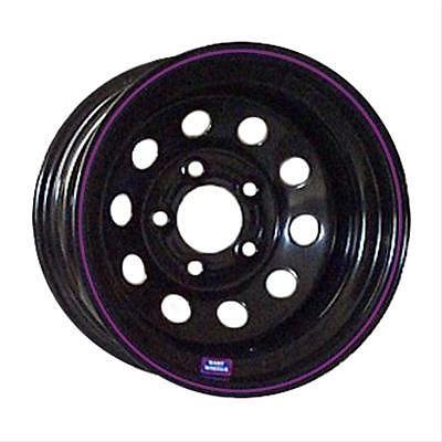 Bart economy modified standard weight black w/ purple stripe wheel 15"x10"