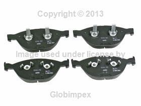 Bmw genuine front brake pad pads e60 e63 e64 m6 m5 oem + 1 year warranty