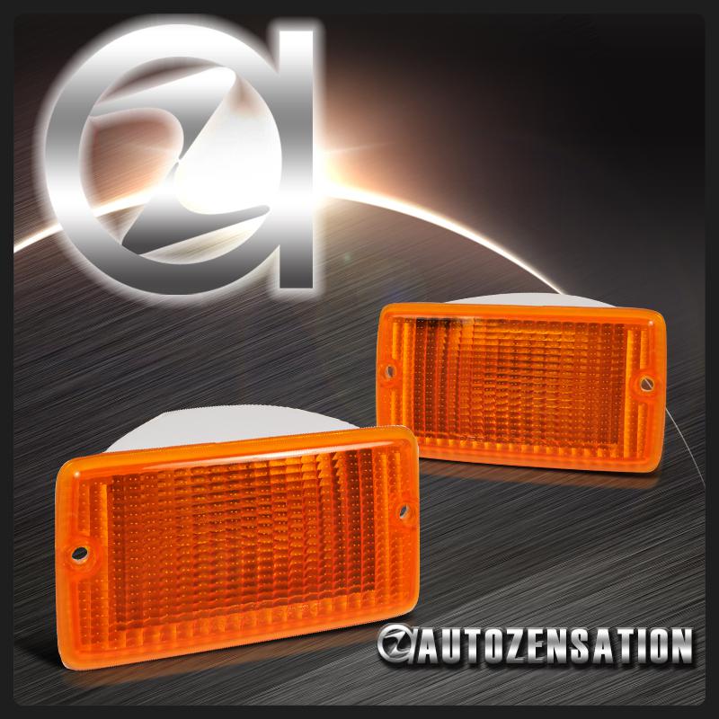 Depo 97-06 jeep wrangler amber corner signal parking bumper lights