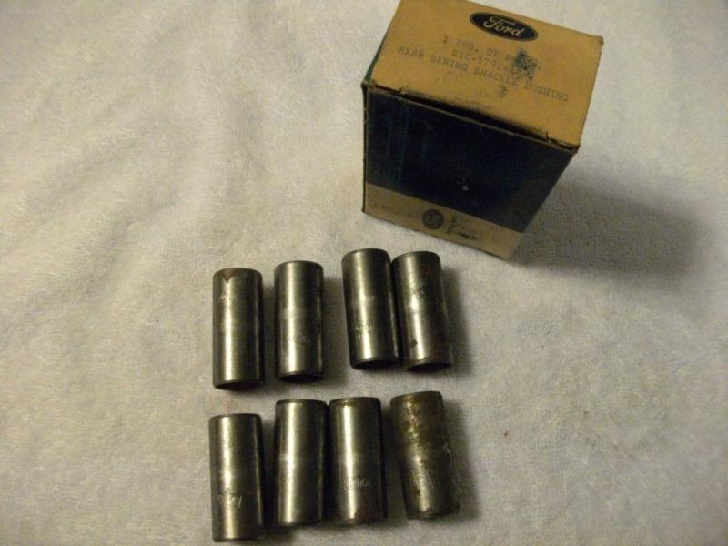 Ford fomoco  rear spring shackle bushings  21c-5791-a2    eight pieces 