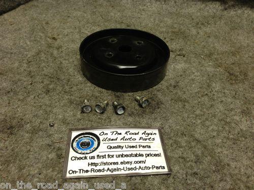 1998 98 99 00 01 nissan altima 2.4l oem water pump pulley & bolts/hardware