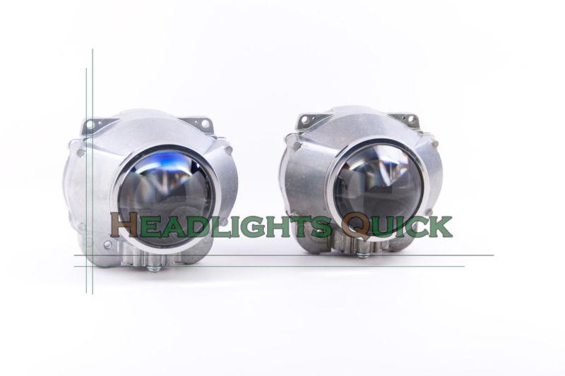 Pair fx-r 3.0  3" bixenon projectors clear lenses d2s hid projectors